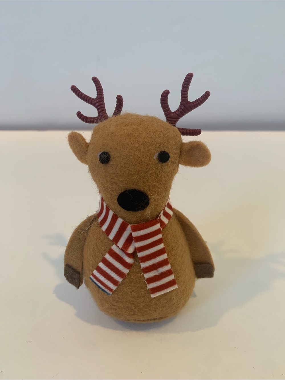 Target Brown Felt Reindeer Plush Bean Bag Base Christmas Winter Holiday Decor